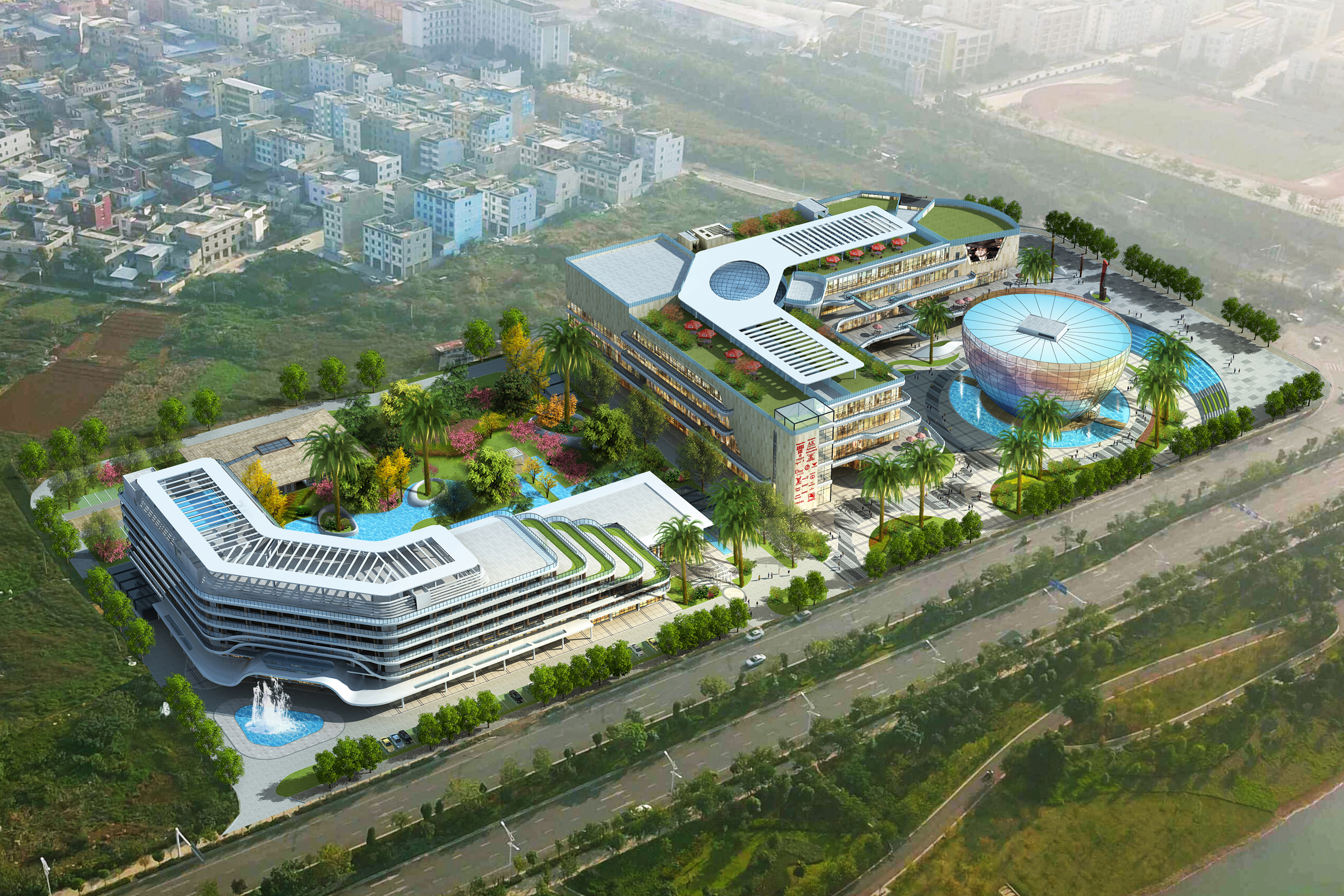 商业建筑--红河州全域旅游综合体项目